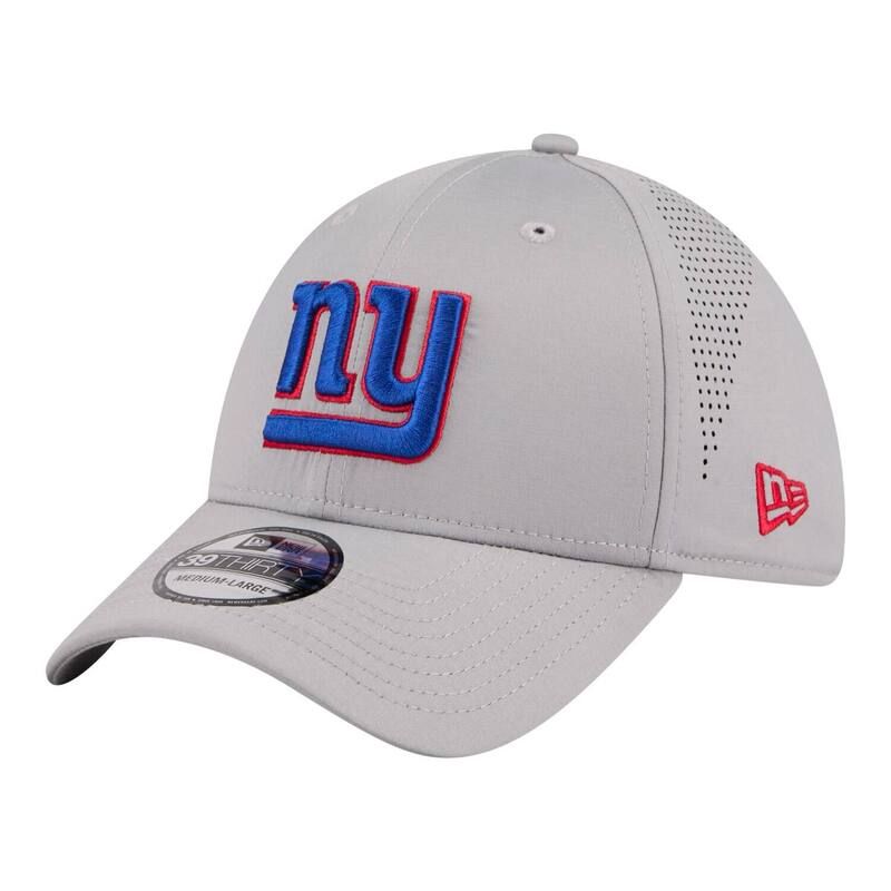 ニューエラ レディース アクセサリー 帽子 Mens New Era Gray New York Giants Perforated 39THIRTY Flex Hat Gia Grey グレー