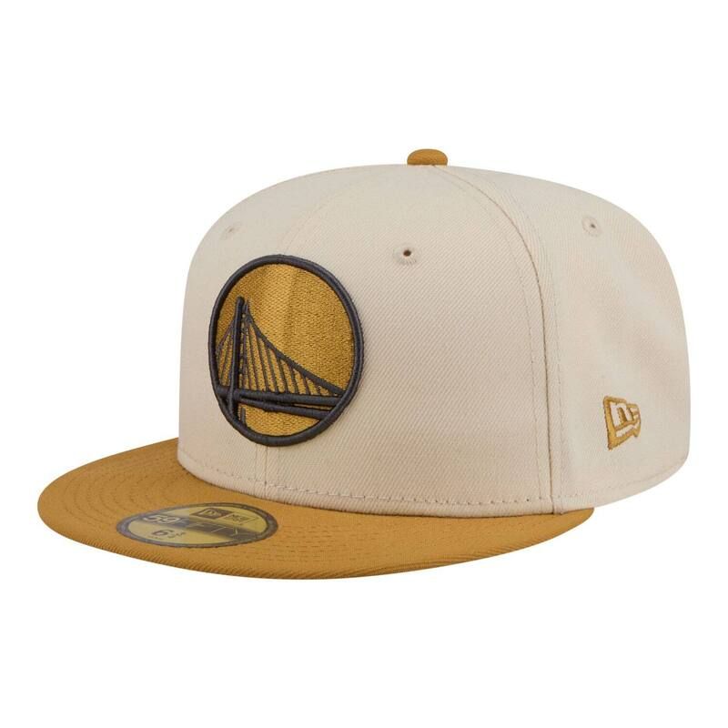 ニューエラ レディース アクセサリー 帽子 Mens New Era CreamTan Golden State Warriors TwoTone Color Pack 59FIFTY Fitted Hat War Beige ベージュ