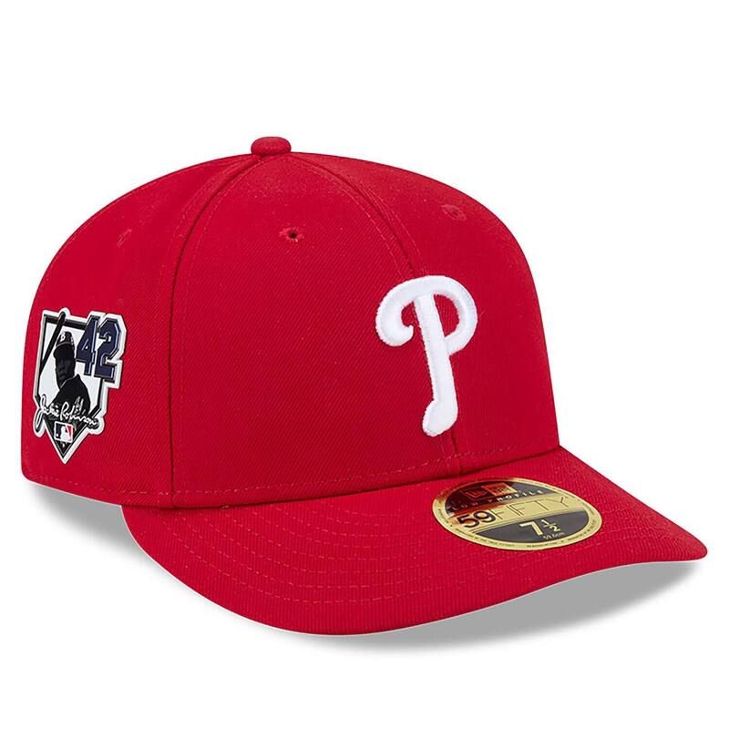 ニューエラ レディース アクセサリー 帽子 Mens New Era Red Philadelphia Phillies 2026 Jackie Robinson Day Low Profile 59FIFTY Fitted Hat Phl Red レッド