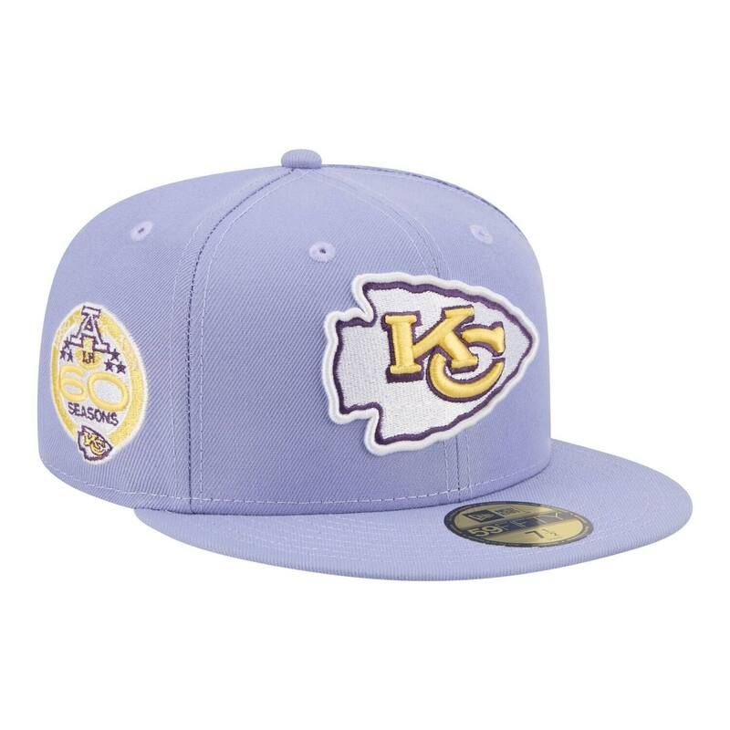 ニューエラ レディース アクセサリー 帽子 Mens New Era Light Purple Kansas City Chiefs Lavender Bloom 59FIFTY Fitted Hat Chf Lt Pur パープル
