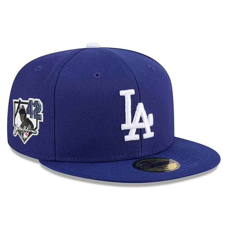ニューエラ レディース アクセサリー 帽子 Mens New Era Royalos Angeles Dodgers 2026 Jackie Robinson Day 59FIFTY Fitted Hat Lad Blue ブルー