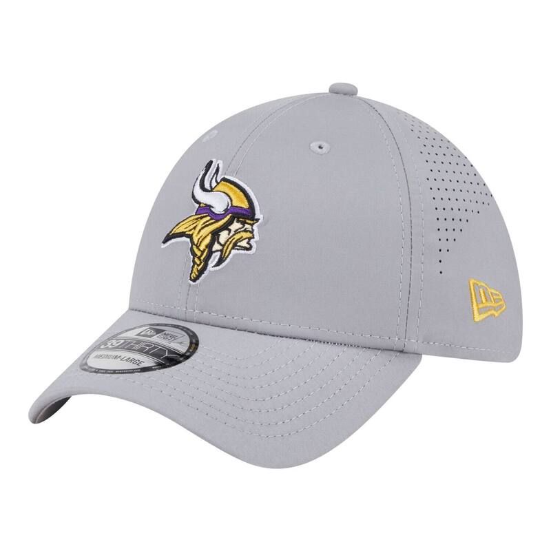 ニューエラ レディース アクセサリー 帽子 Mens New Era Gray Minnesota Vikings Perforated 39THIRTY Flex Hat Mvk Grey グレー