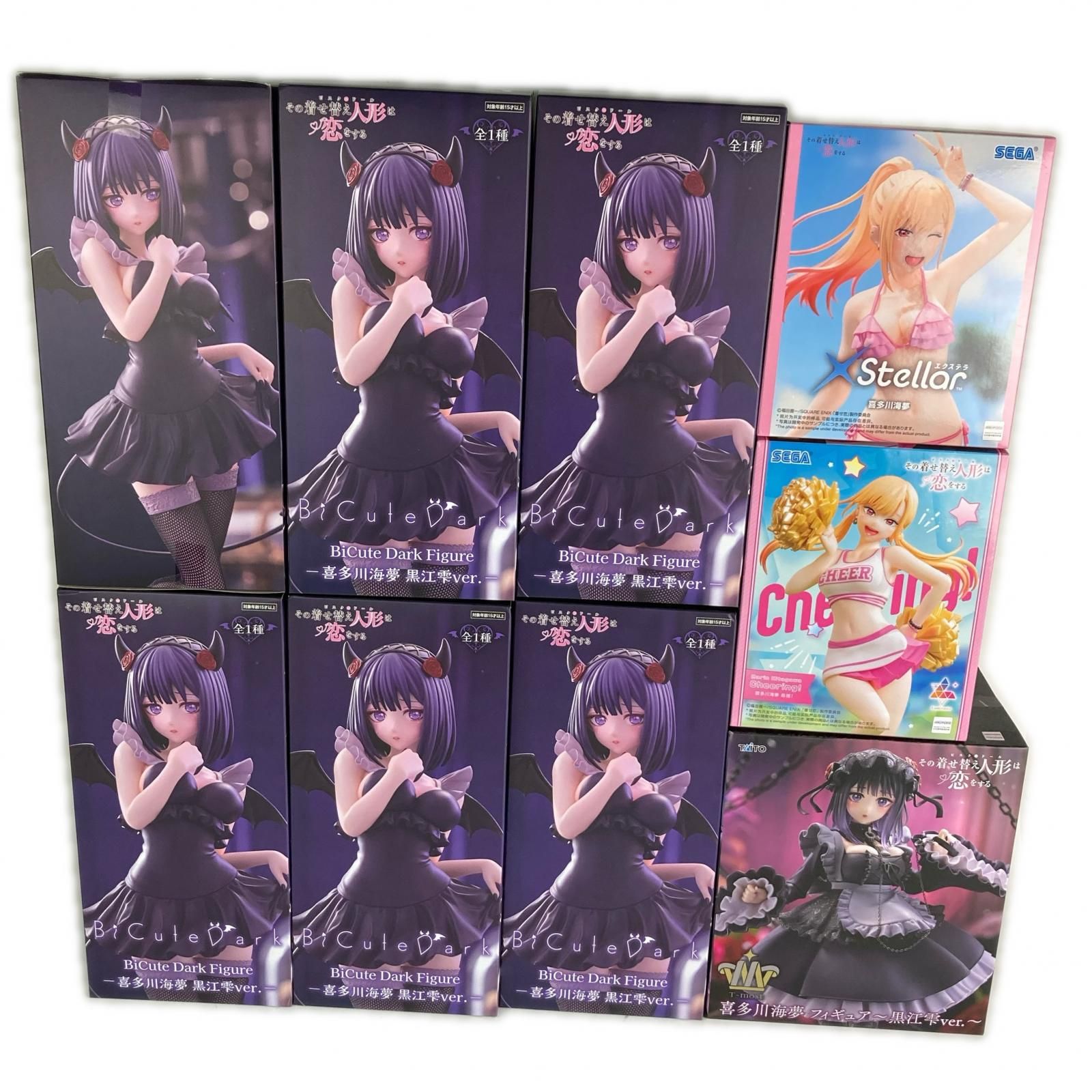 その着せ替え人形は恋をする フィギュアまとめ 喜多川海夢 黒江雫ver・喜多川海夢(エクステラ・チアリング) 未開封