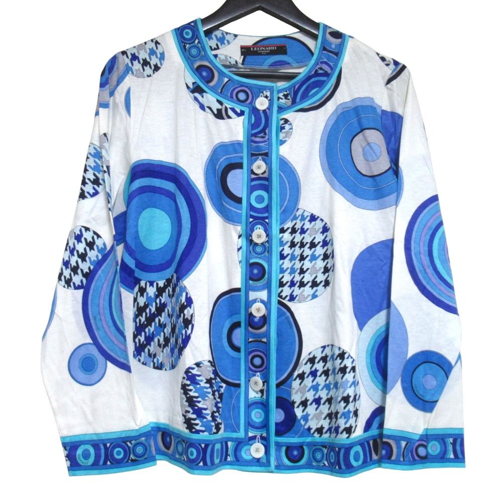 ノーカラージャケット - 美品 LEONARD FASHION レオナールファッション