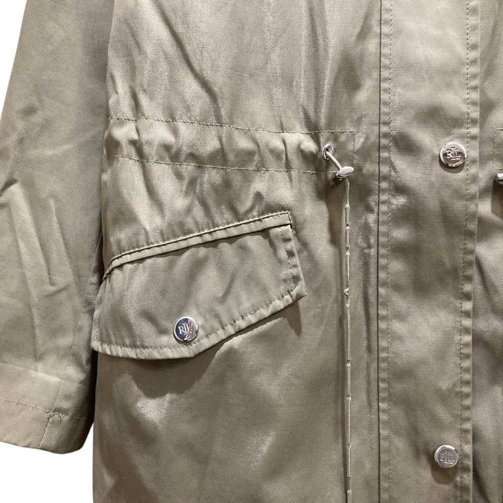 美品 LAUREN RALPH LAUREN ローレンラルフローレン フーデッドコート