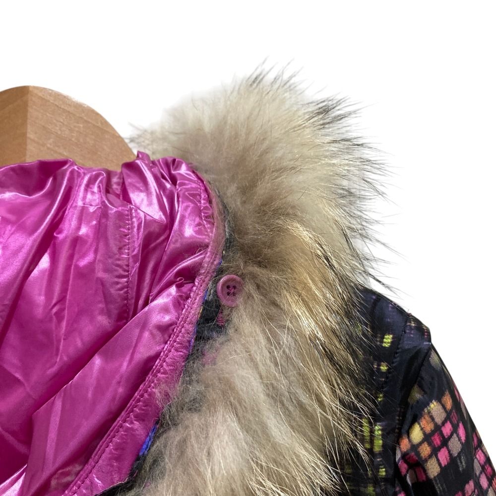 良品 Paul Smith ポールスミス ラクーンファー付き リバーシブル