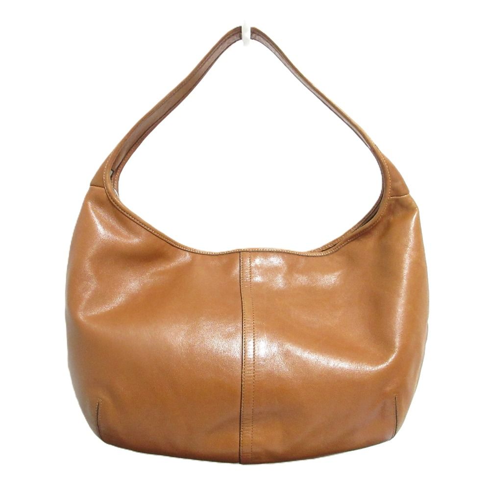 COACH コーチ レザー ハーフムーン ショルダーバッグ 9227 ブラウン レディース 古着 中古 USED