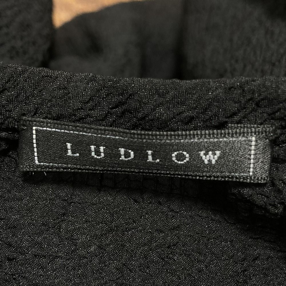 LUDLOW ラドロー バタフライブラウス 黒 【公式通販】
