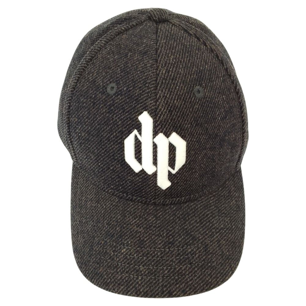 美品 25AW DARKPARK ダークパーク ドゥーズィエムクラス EMBROIDERED WOOL BASEBALL CAP キャップ 帽子 ブラウン レディース 古着 中古 USED
