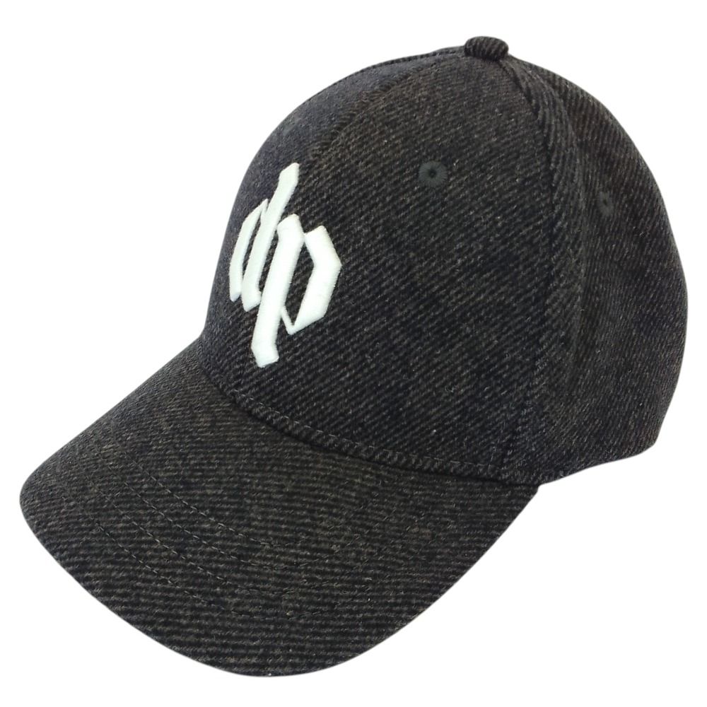 美品 25AW DARKPARK ダークパーク ドゥーズィエムクラス EMBROIDERED WOOL BASEBALL CAP キャップ 帽子 ブラウン レディース 古着 中古 USED