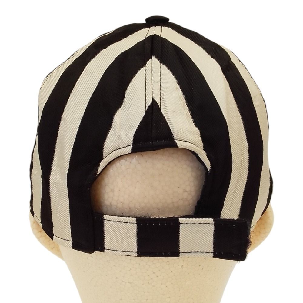 良品 MAISON MICHEL メゾンミッシェル ストライプサテンキャップ 帽子