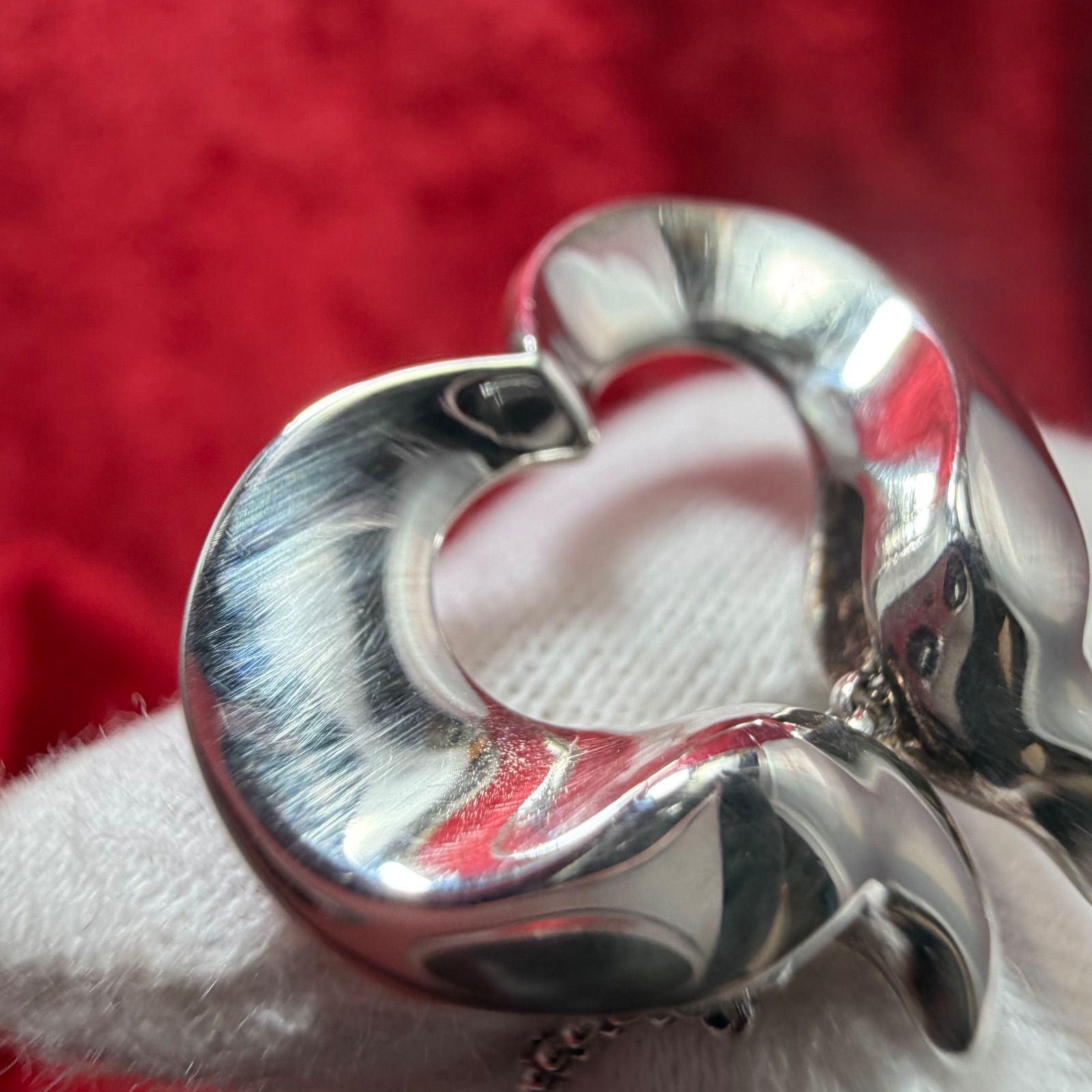 美品 アーティストハートペンダントジョージジェンセン/GEORG JENSEN 