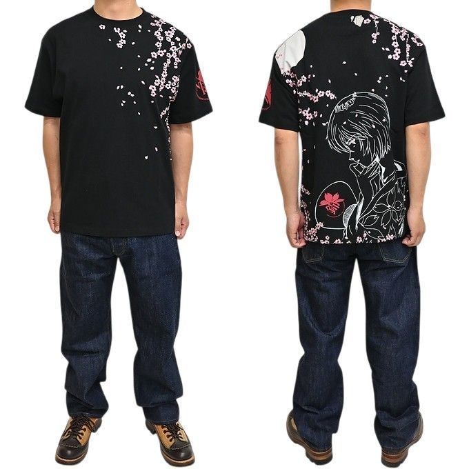 EVANGELION NISHIKI 526355 半袖Tシャツ 綾波夜桜 綾波レイ
