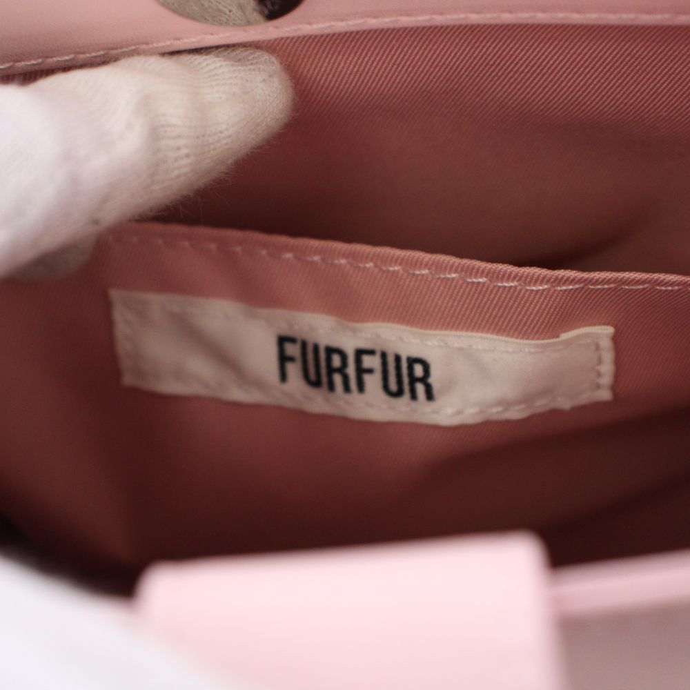 ファーファー furfur foxy illustrations 25AW ミラー付きスクエア 