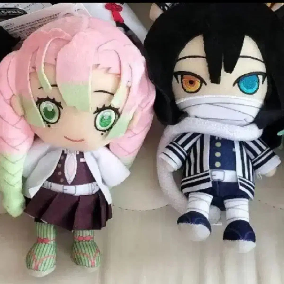 鬼滅の刃 伊黒+甘露寺蜜璃 ぬいぐるみセット
