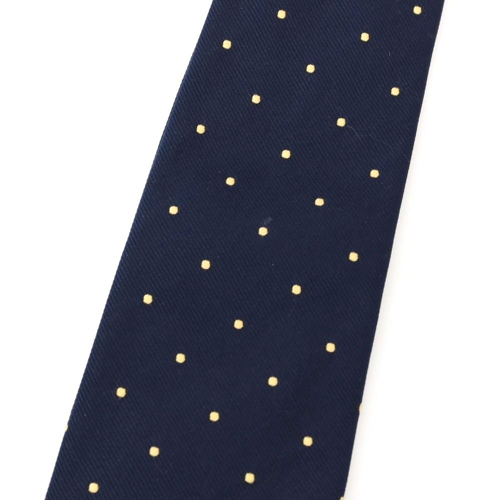 中古】ドレイクス DRAKES BARNEYS NEWYORK別注 シルク ドット柄