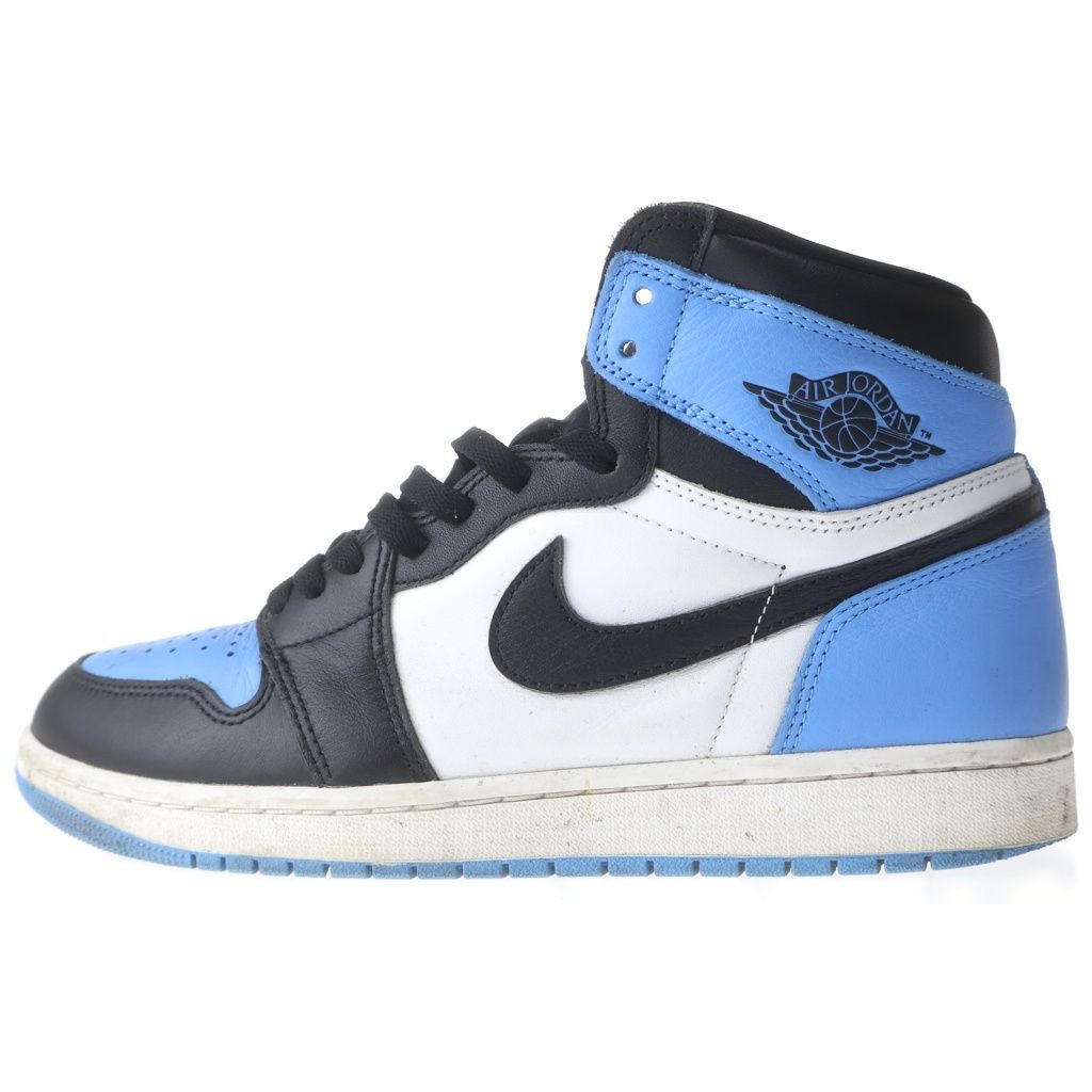 NIKE (ナイキ) Air Jordan 1 Retro High OG UNC Toe エアジョーダン1 レトロ OG UNCトゥ ハイカットスニーカー ライトブルー US10/28cm DZ5485-400