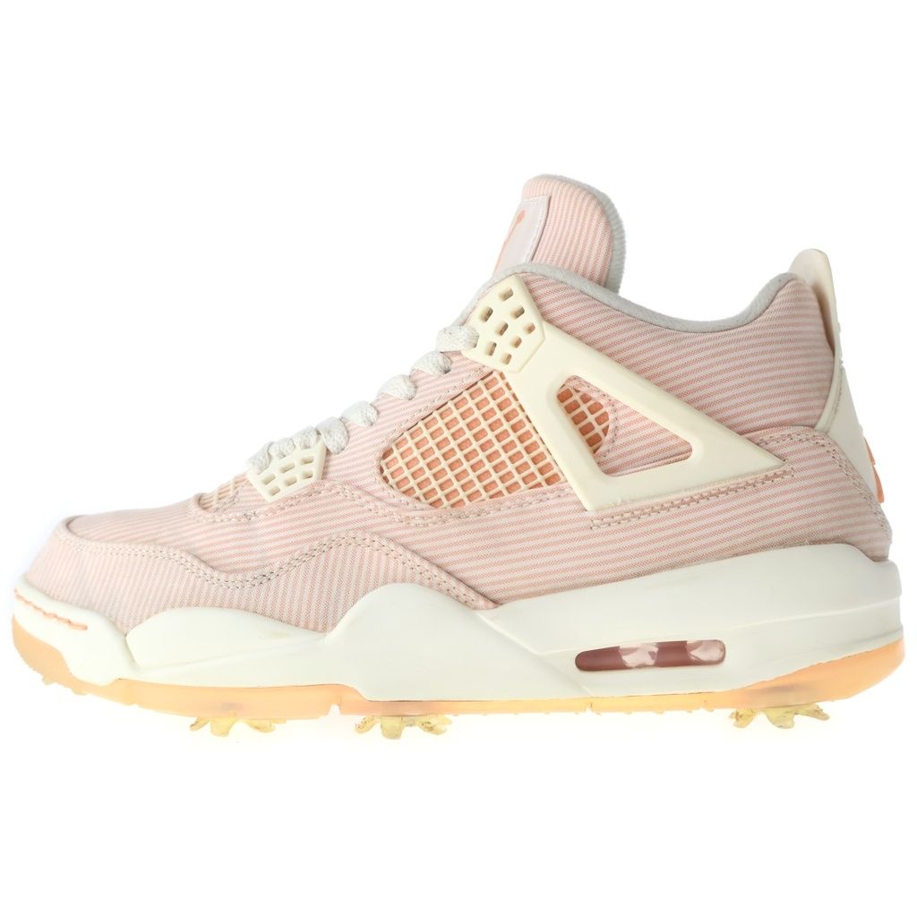 NIKE (ナイキ) Air Jordan 4 Golf エアジョーダン4 ゴルフ ハイカットスニーカー ピンク US9.5/27.5cm CZ2439-101