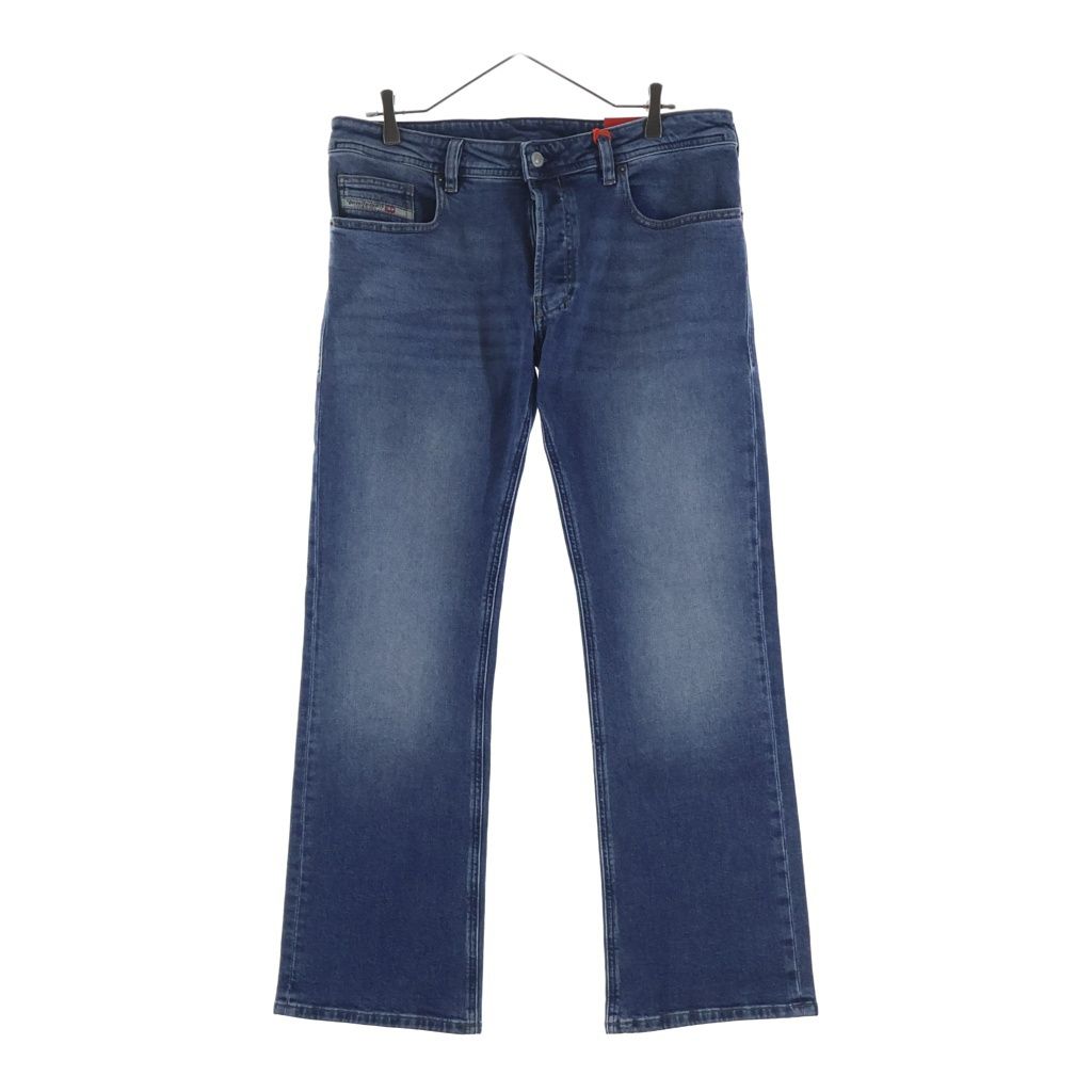 DIESEL (ディーゼル) 2007 ZATINY ウオッシュ加工 ストレート デニムパンツ ジーンズ ライトブルー A17056-0ADBI