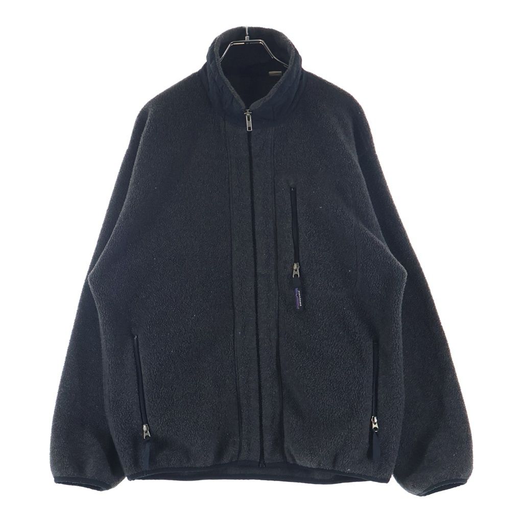 PATAGONIA (パタゴニア) 90S VINTAGE SYNCHILLA USA製 ヴィンテージ シンチラ ジップアップ フリース ジャケット グレー 25410