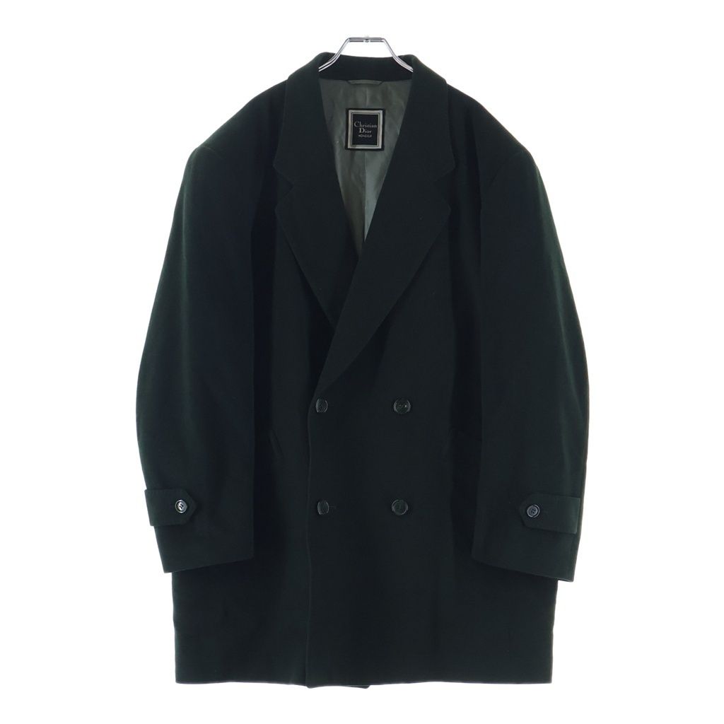 Christian Dior MONSIEUR (クリスチャンディオールムッシュ) ウール 2B ダブルテーラードジャケット コート グリーン