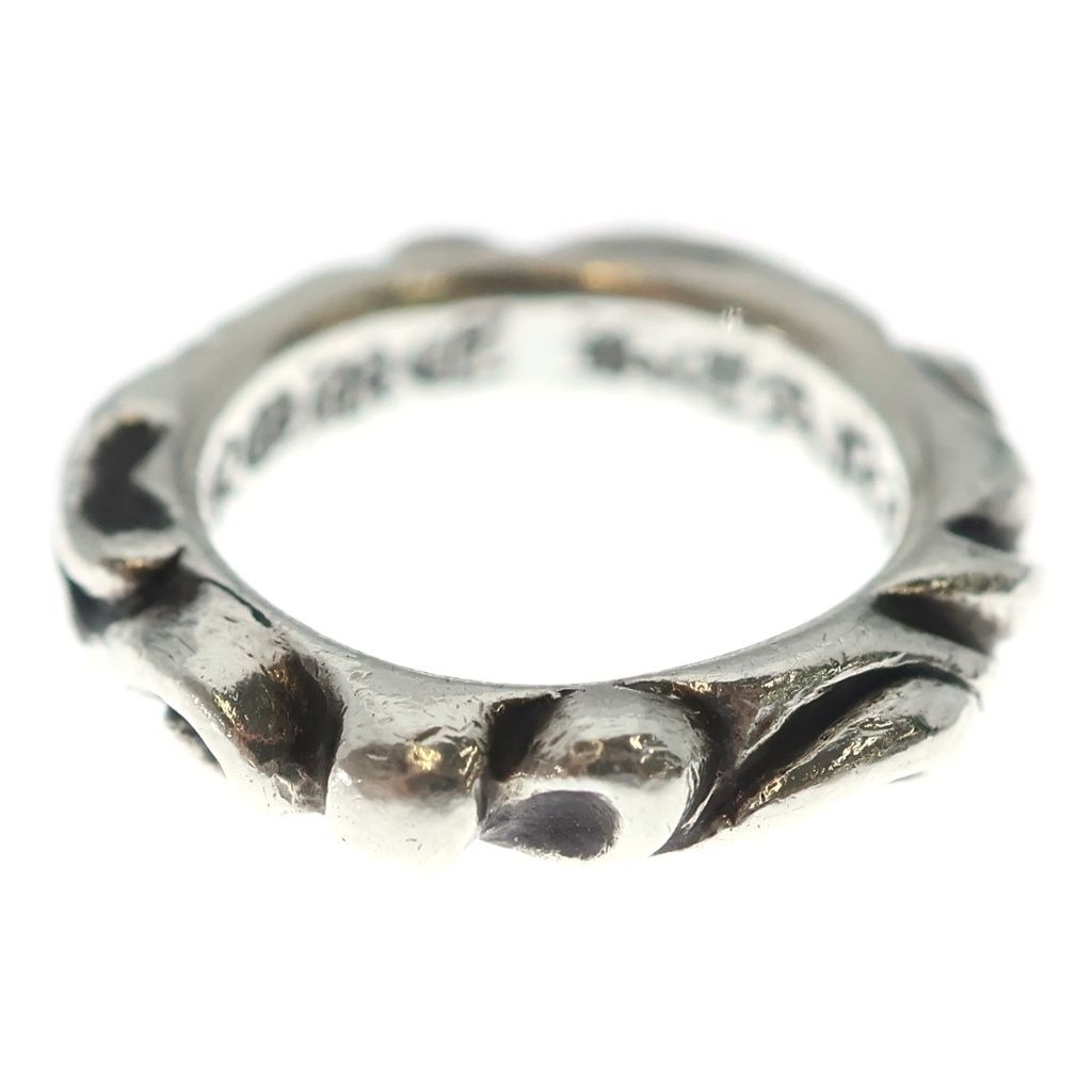 CHROME HEARTS (クロムハーツ) SCRL BAND スクロールバンド リング シルバー BCA351