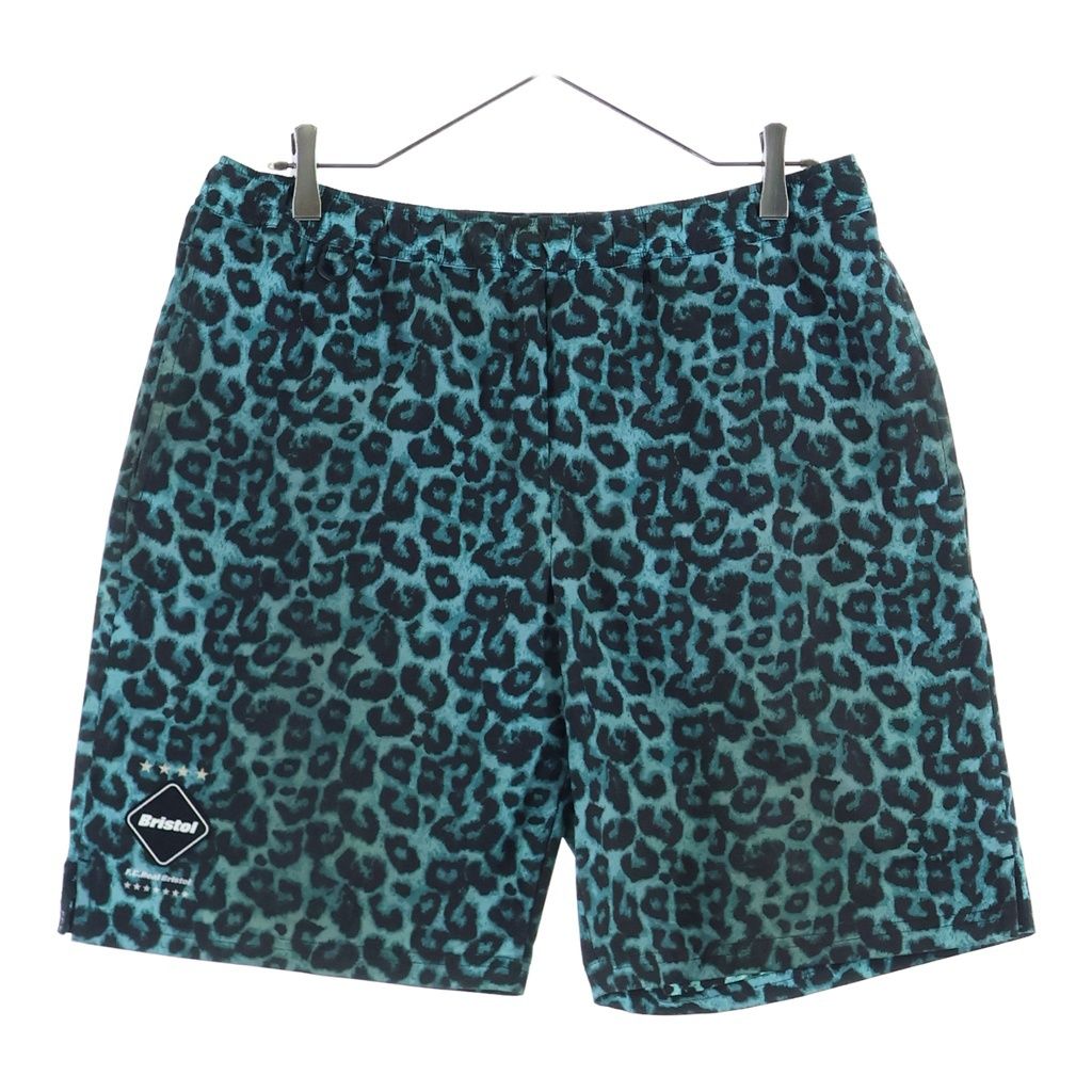 F.C.R.B./F.C.Real Bristol/FCRB (エフシーアールビー/エフシーレアルブリストル) 22SS PRACTICE SHORTS レオパード柄プラクティスショーツ ブルー FCRB-220040