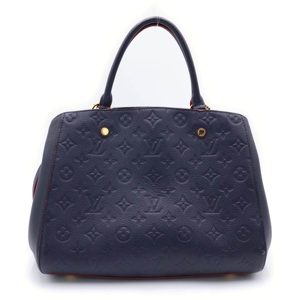 LOUIS VUITTON (ルイヴィトン) モノグラム・アンプラント モンテーニュMM 2WAYハンドバッグ/ショルダーバッグ マリーヌルージュ M42746