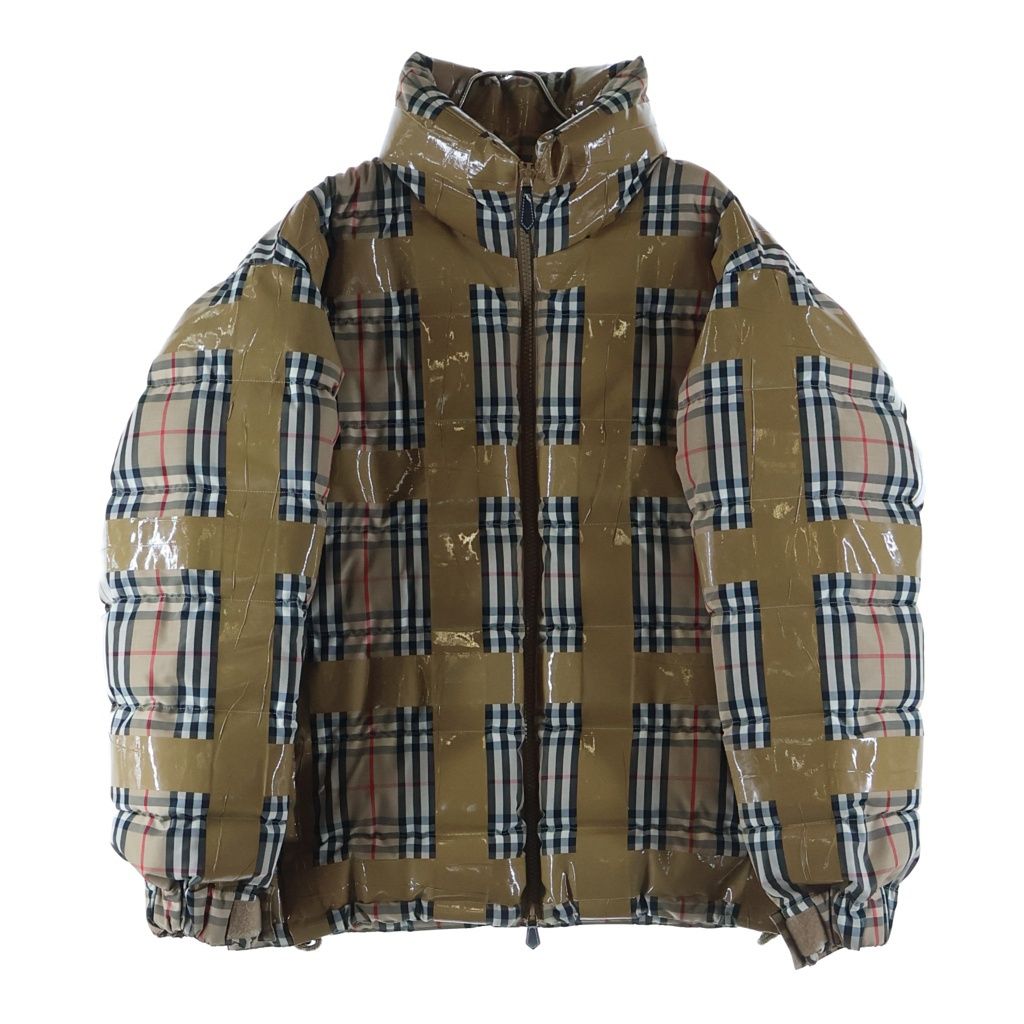 BURBERRY (バーバリー) Tape Design Down Jacket テープデザイン ダウンジャケット ベージュ 4559203/69E