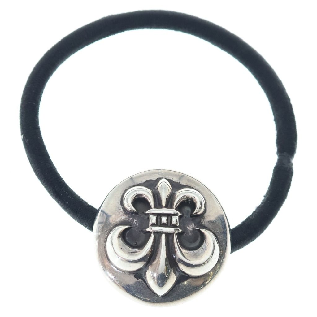 CHROME HEARTS (クロムハーツ) HAIRBAND BSフレアボール ヘアバンド ヘアゴムコンチョ シルバー BCA418