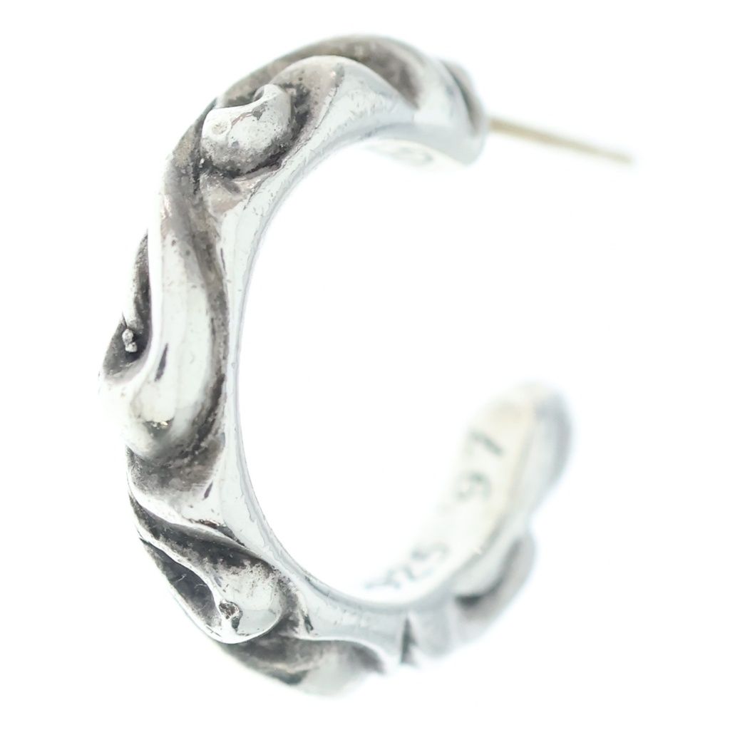 CHROME HEARTS クロムハーツ HOOP SCROOL スクロール フープピアス
