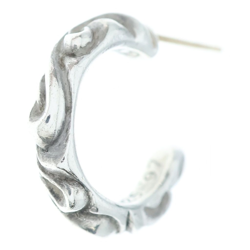 CHROME HEARTS (クロムハーツ) HOOP SCROOL スクロール フープピアス