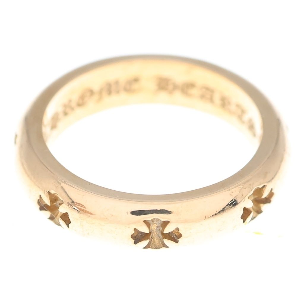 CHROME HEARTS (クロムハーツ) 22K NEGATIVE CH PLUS ネガティブCHプラス イエローゴールド リング