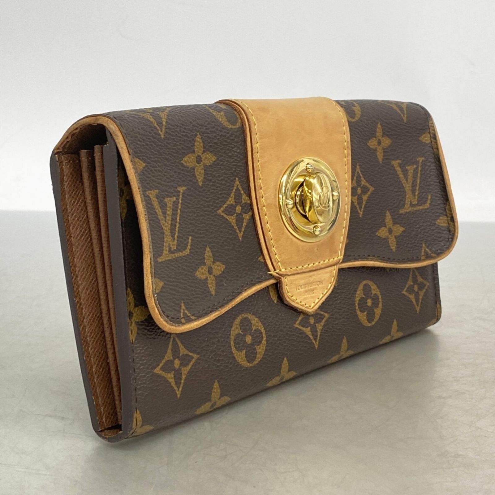 ルイ・ヴィトン(Louis Vuitton) ルイ・ヴィトン 長財布 モノグラム ポルトフォイユボエシ M63220 ブラウンレディース