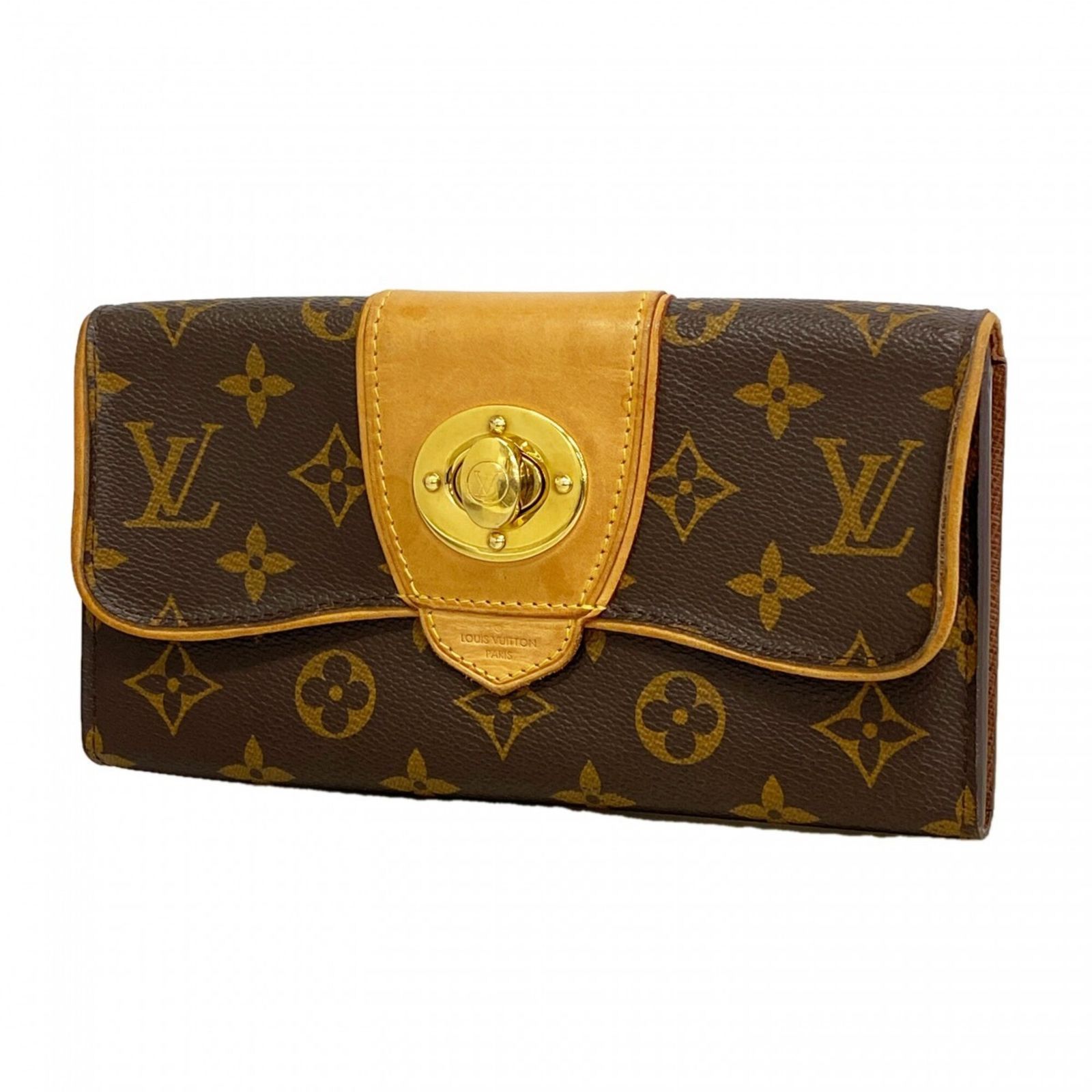 ルイ・ヴィトン(Louis Vuitton) ルイ・ヴィトン 長財布 モノグラム ポルトフォイユボエシ M63220 ブラウンレディース