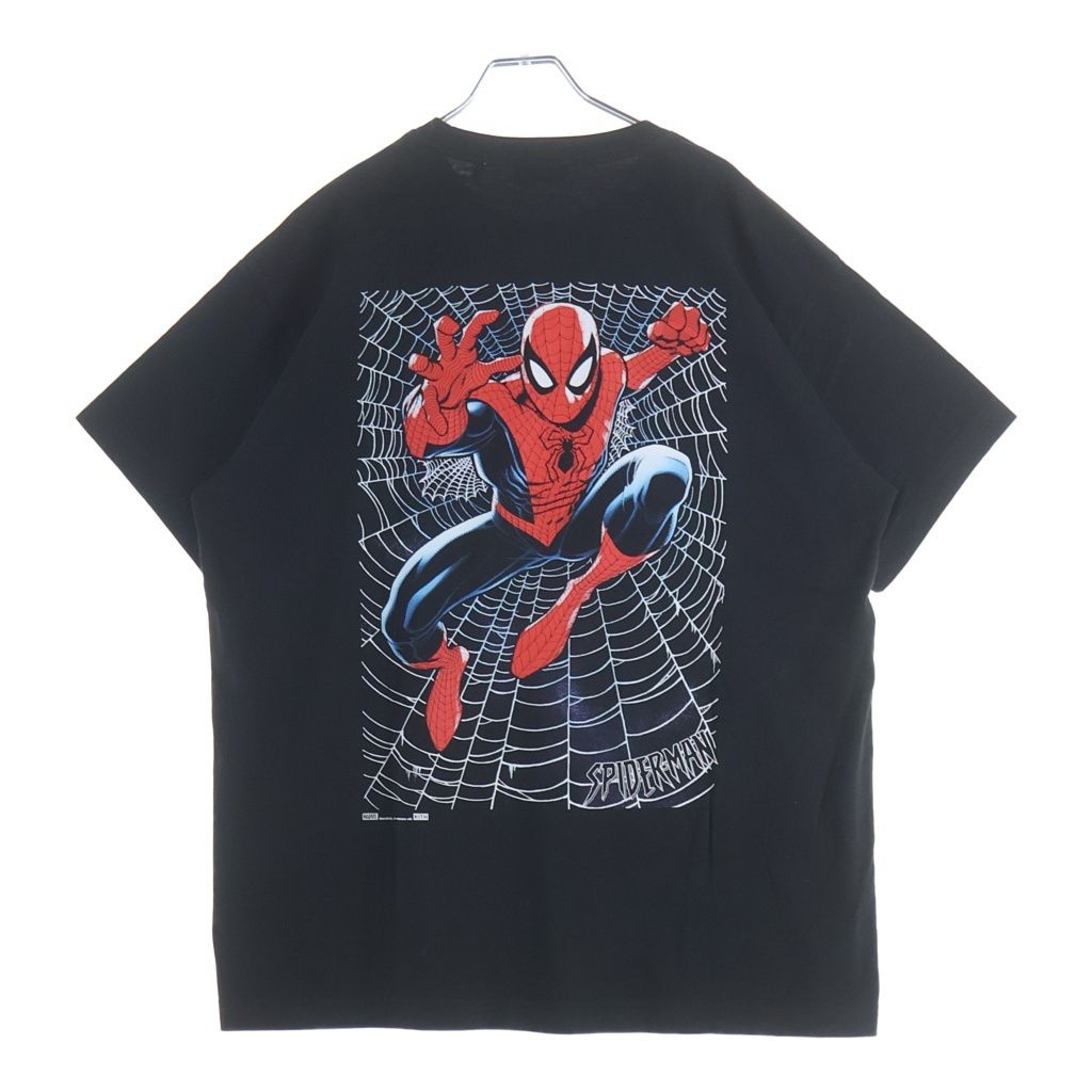 KITH (キス) ×MARVEL SPIDER-MAN WEB LOGO TEE マーベル
