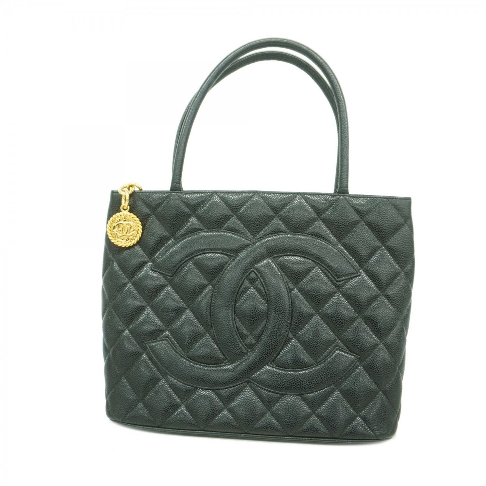 シャネル(Chanel) シャネル トートバッグ 復刻トート キャビアスキン ブラック レディース