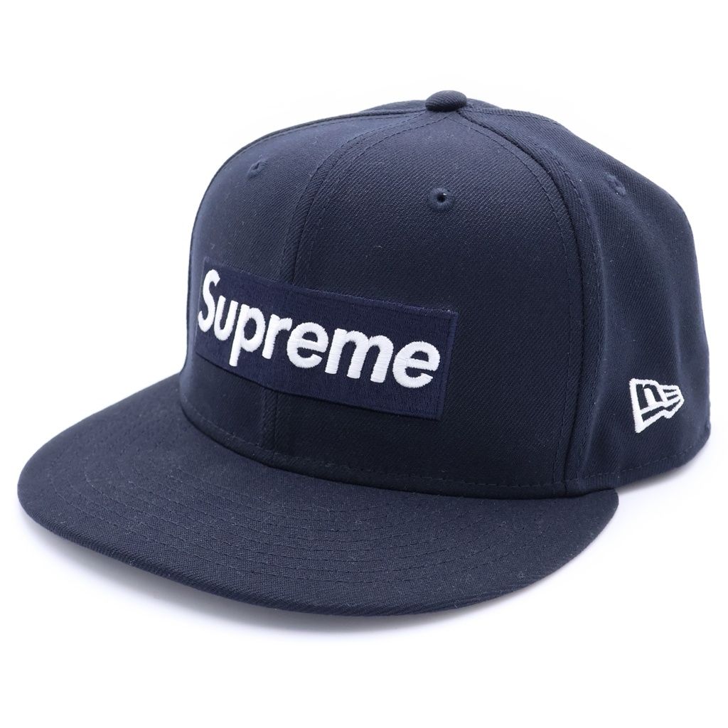 SUPREME (シュプリーム) 24AW×NEW ERA×Grinch Box Logo Cap ニューエラ グリンチ ボックスロゴ ベースボールキャップ 帽子 ネイビー