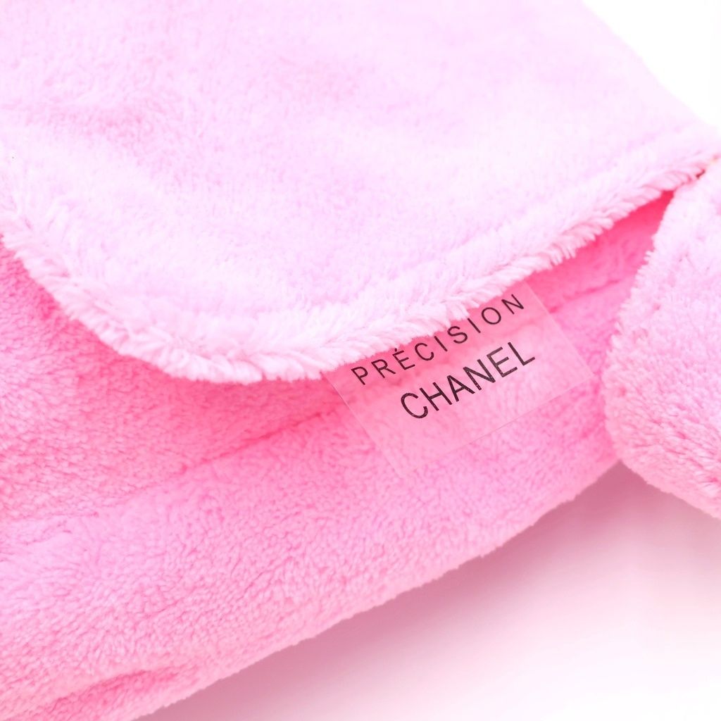 CHANEL (シャネル) ノベルティ パイル地 ショルダーバッグ ピンク