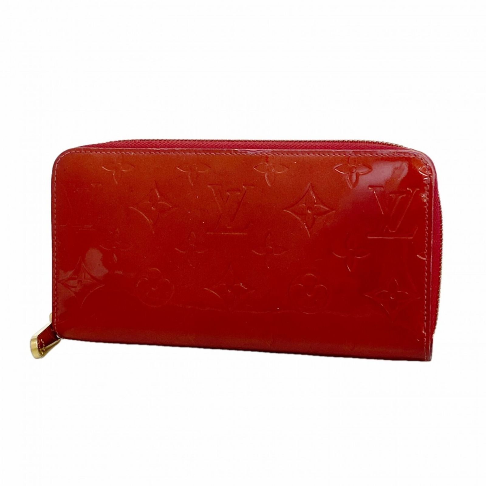ルイ・ヴィトン(Louis Vuitton) ルイ・ヴィトン 長財布 ヴェルニ ジッピーウォレット M91732 ルージュグルナディーヌレディース