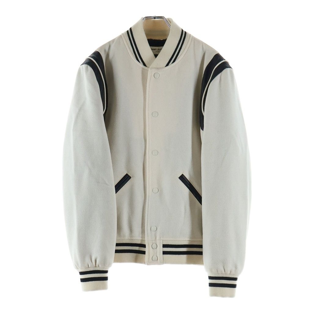 SAINT LAURENT PARIS (サンローランパリ) 22SS Blouson Teddy Jacket 354718 Y213Q ブルゾン テディジャケット ホワイト