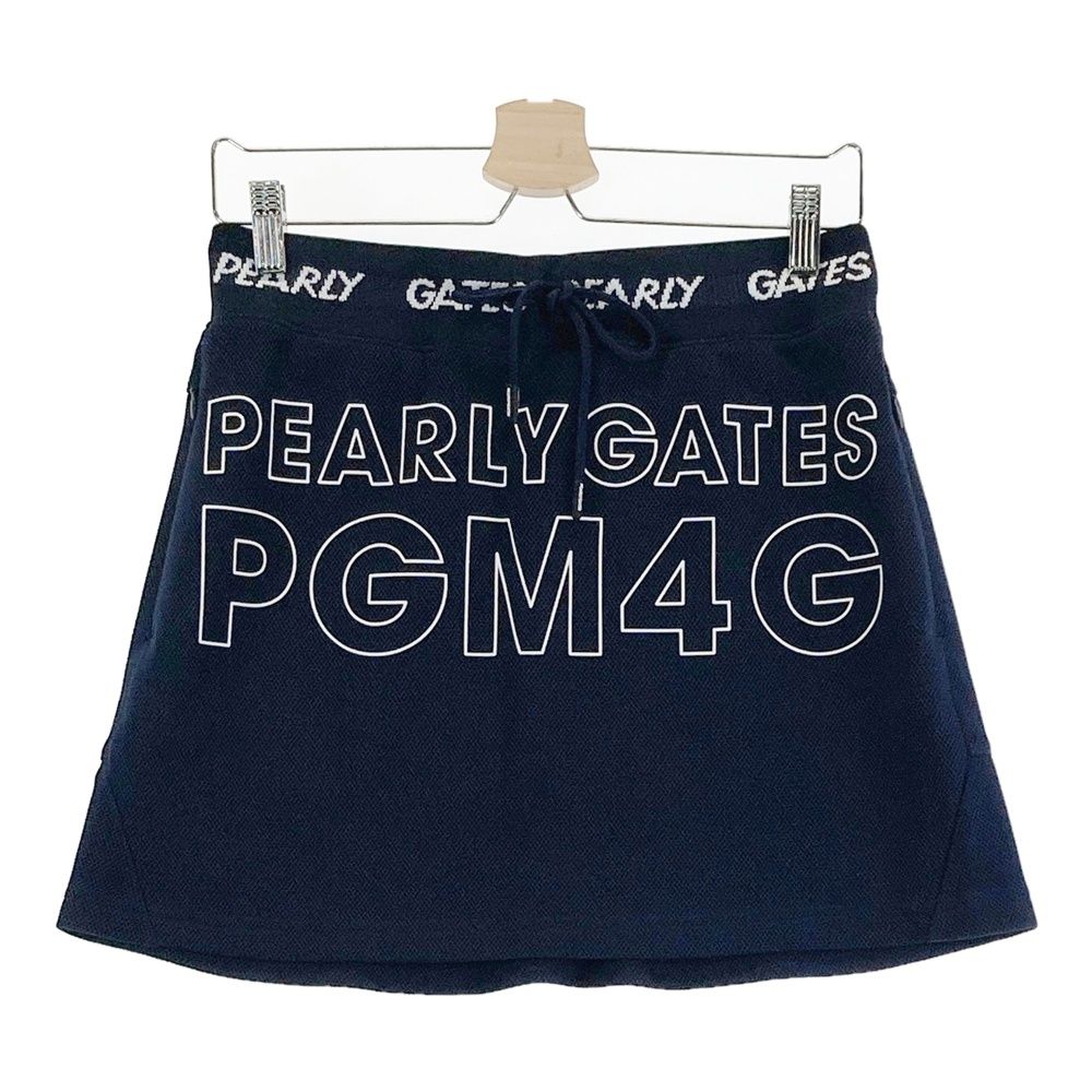 サイズ：1 PEARLY GATES パーリーゲイツ  スカート メッシュ  ネイビー系 [240101690889] ゴルフウェア レディース ストスト サイズ：1 PEARLY GATES パーリーゲイツ スカート メッシュ ネイビー系