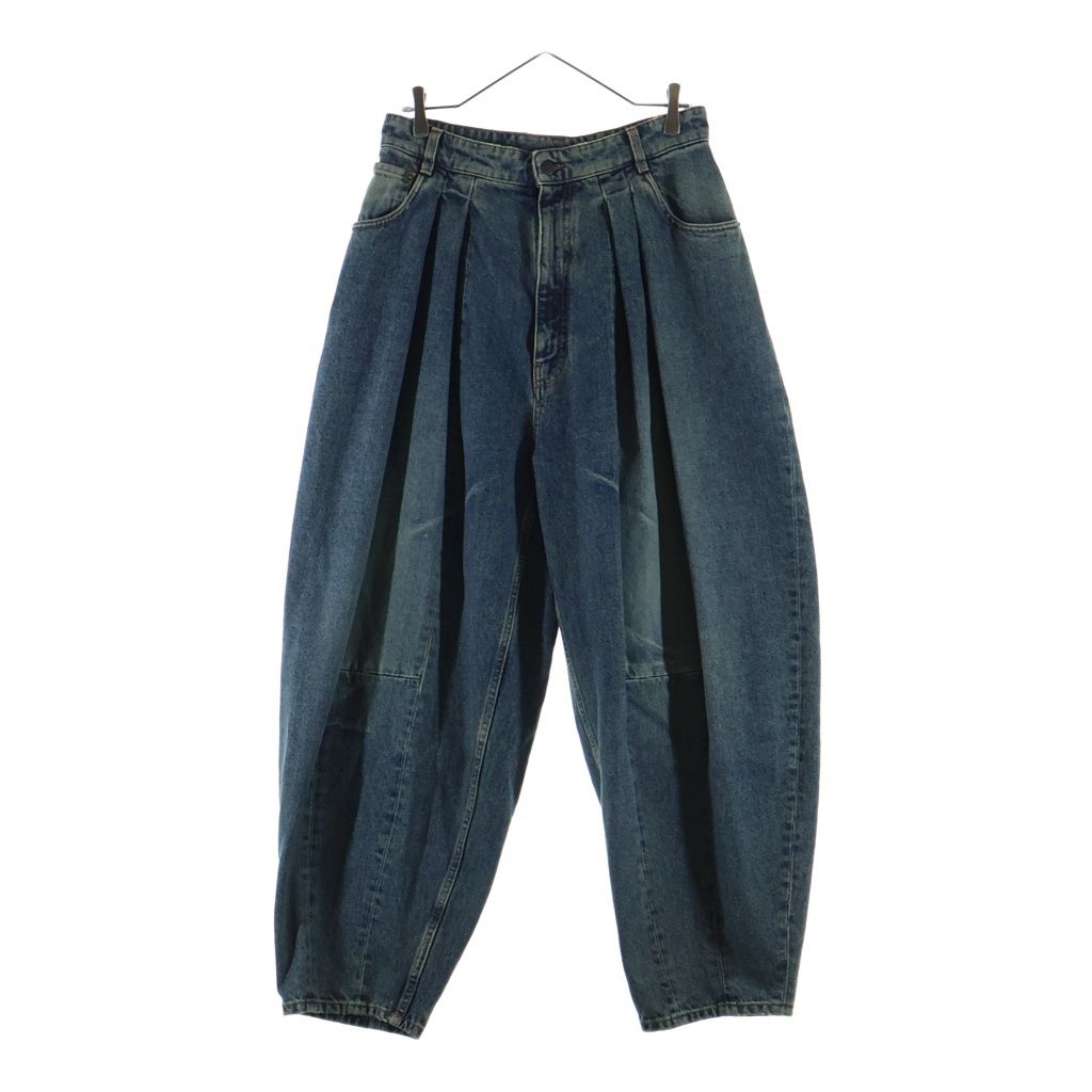 HED MAYNER (ヘドメイナー) 25AW DENIM PANTS ロゴパッチ ジップフライデニムパンツ ジーンズ インディゴ HMMB67030A