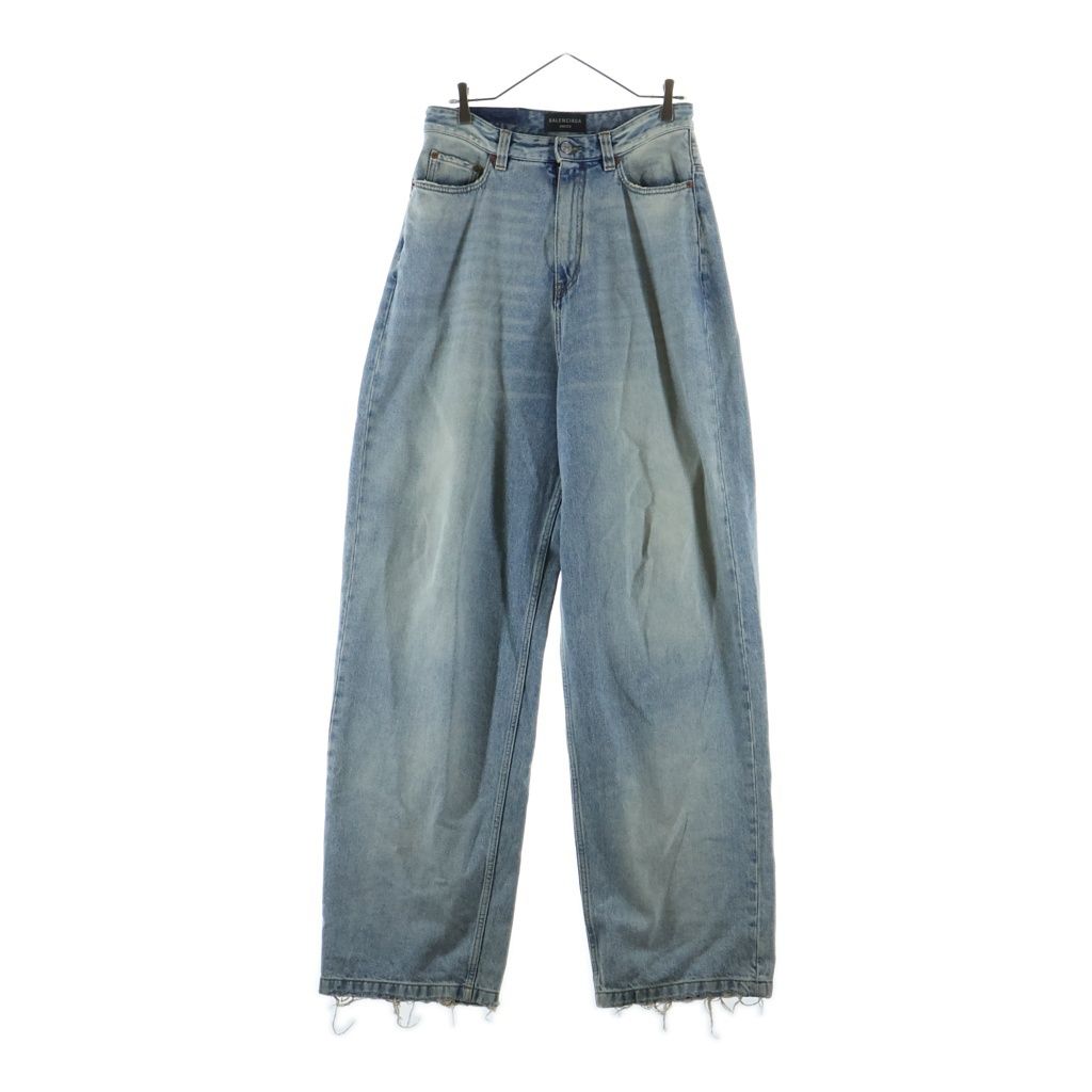 BALENCIAGA (バレンシアガ) 22AW プルアップワイドバギーデニムパンツ