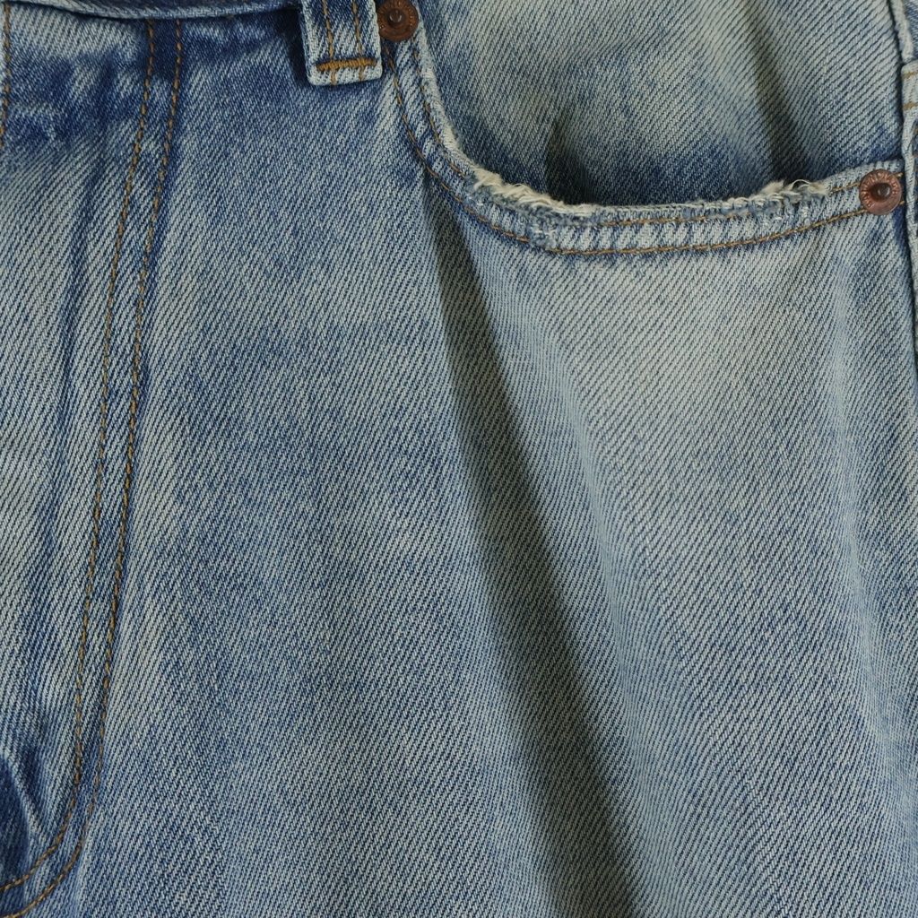 BALENCIAGA (バレンシアガ) 22AW プルアップワイドバギーデニムパンツ