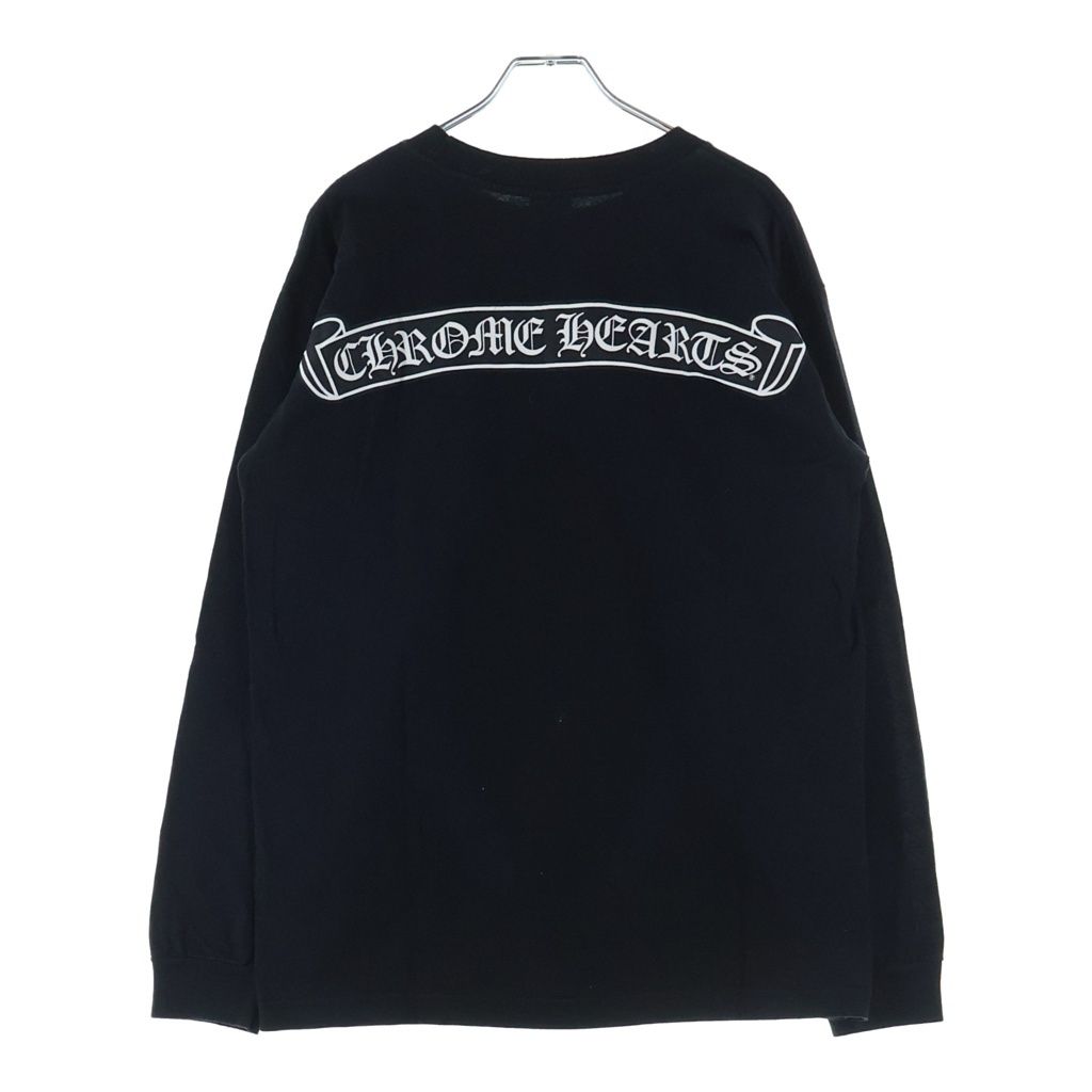 クロムハーツ　アームプリント　サイズL ロンT CHROME HEARTS (クロムハーツ) OLD CH L/S T-SHIRT オールド バック