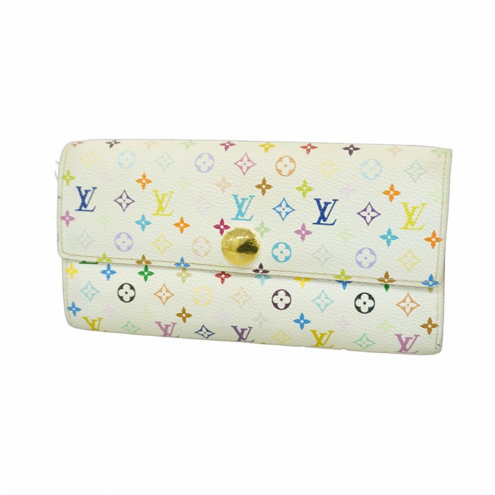 ルイ・ヴィトン(Louis Vuitton) ルイ・ヴィトン 長財布 モノグラム・マルチカラー ポルトフォイユサラ M93742 ブロン レザンレディース