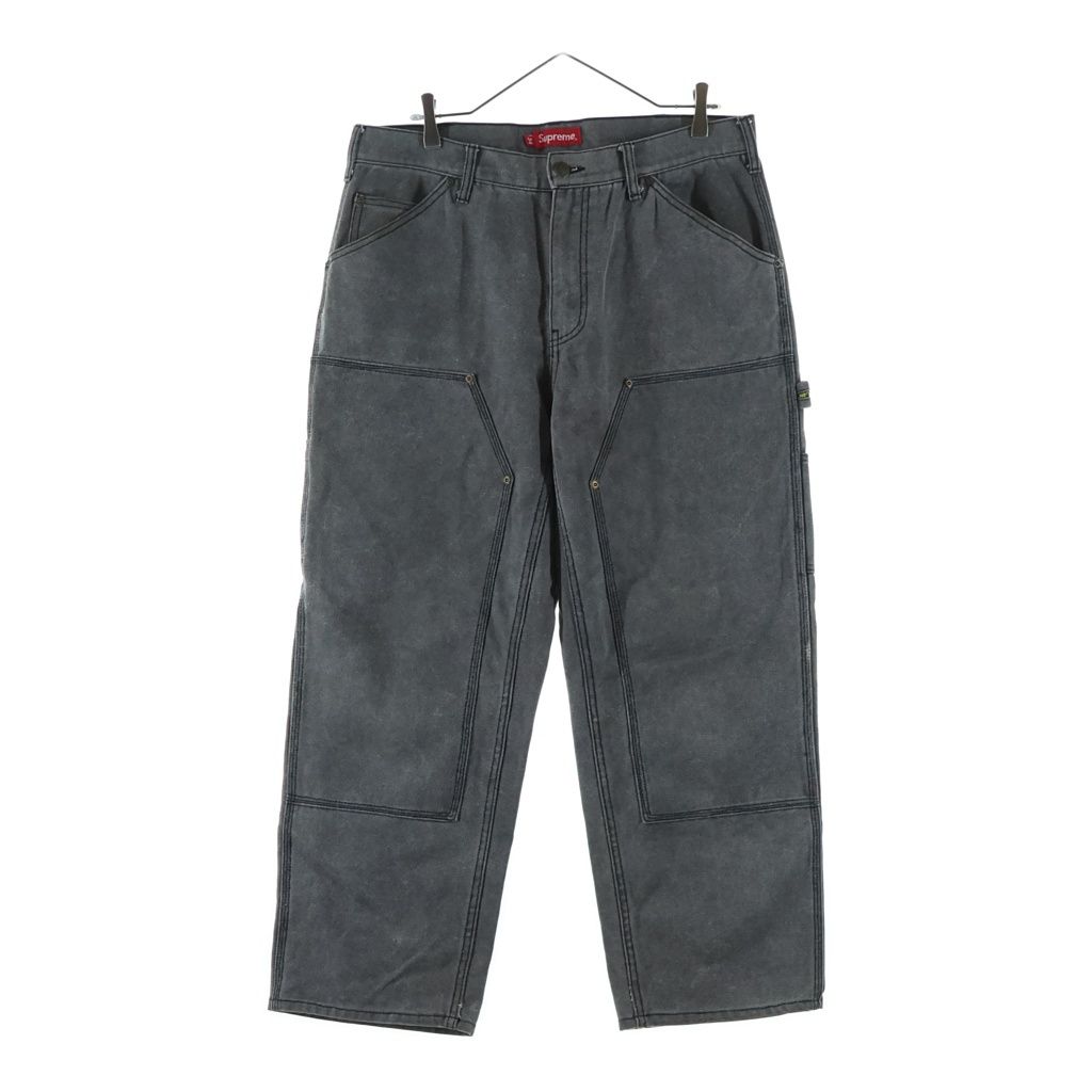 SUPREME (シュプリーム) 21AW Canvas Double Knee Painter Pant キャンバス ダブル ペインターパンツ グレー