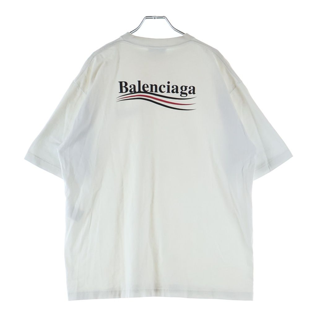 BALENCIAGA キャンペーンロゴTシャツ BALENCIAGA (バレンシアガ) キャンペーンロゴプリント クルーネック