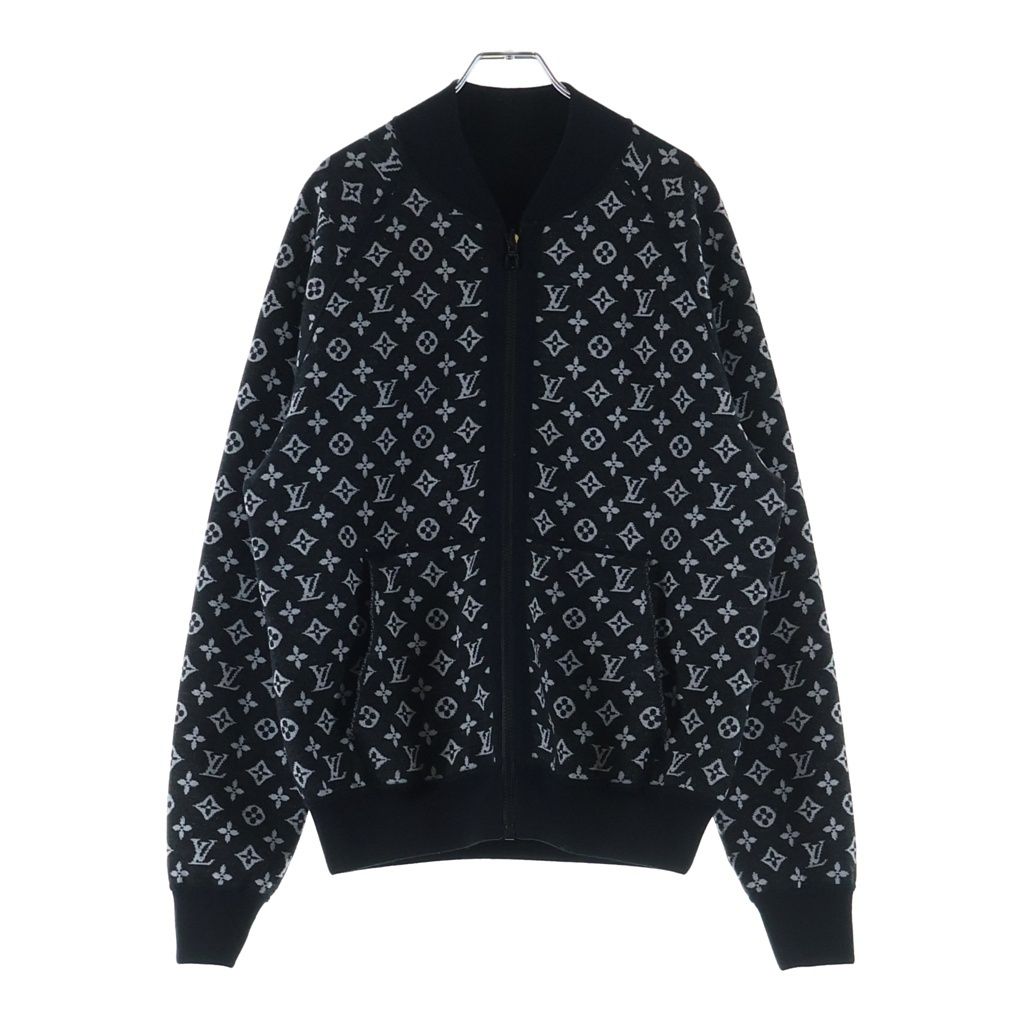 LOUIS VUITTON (ルイヴィトン) リバーシブルモノグラムトラックトップブルゾン ジャケット RM211M ZMA HKN05W ブラック/グレー